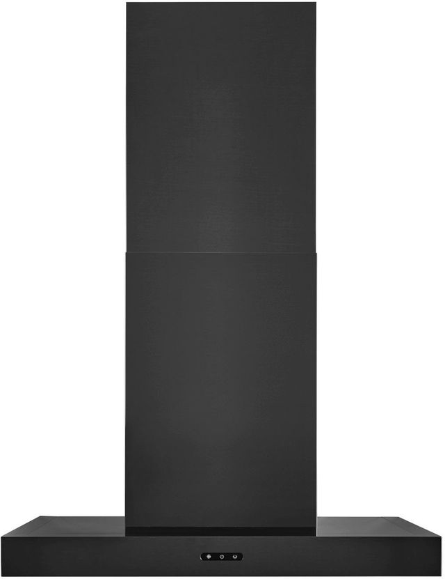 Broan® Elite EW43 Series 30" Black Stainless Steel Convertible T-Style Wall Mount Chimney Range Hood-0