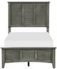 Homelegance® Garcia Gray Twin Panel Bed-1