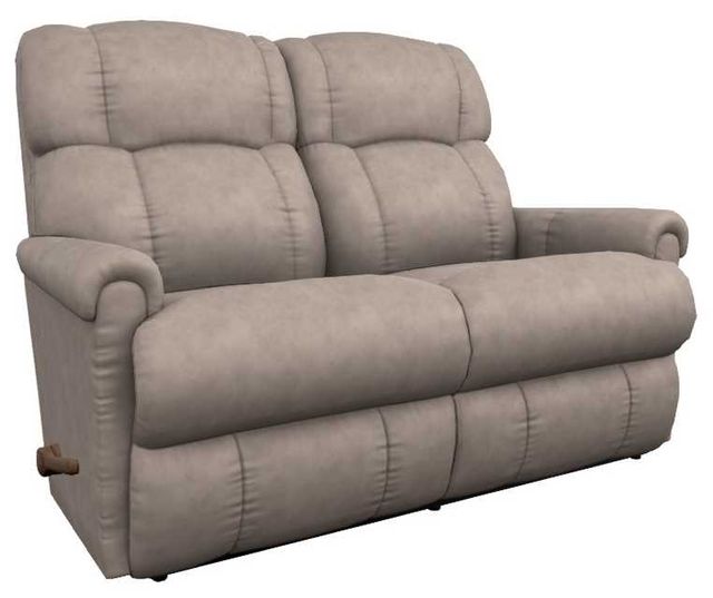 La-Z-Boy® Pinnacle Stone Leather Manual Wall Reclining Loveseat-0