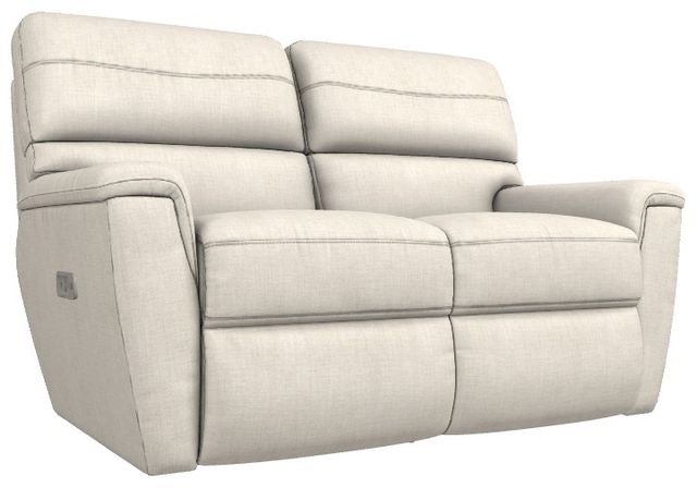 La-Z-Boy® Ava Ivory Power Reclining Loveseat with Headrest-0