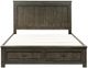 Liberty Furniture Thornwood Hills 4-Piece Rock Beaten Brown King 2-Sided Storage Bedroom Set-1