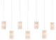 Currey & Company Escenia Frosted Rectangular Multi-Drop Pendant Lighting-0