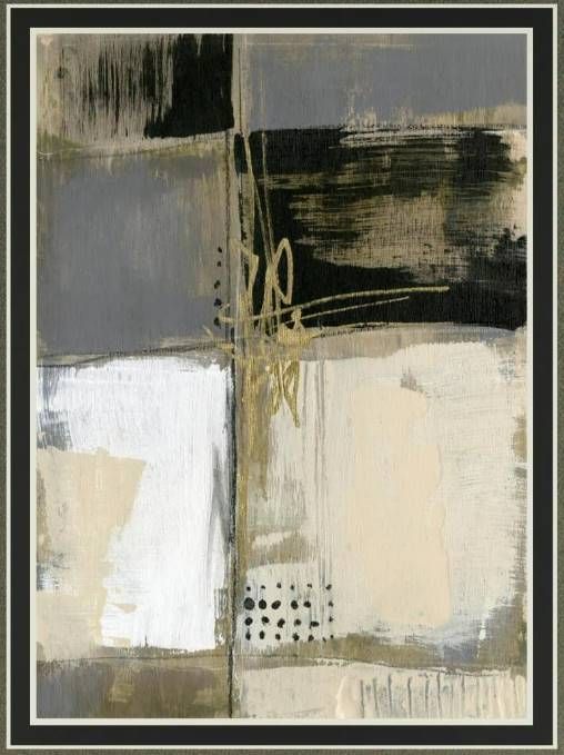 Classy Art Neutral Divisions III by Jennifer Goldberger Wall Art-1