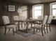 ACME Furniture Bernard 2-Piece Beige/Weathered Oak Side Chair Set-1