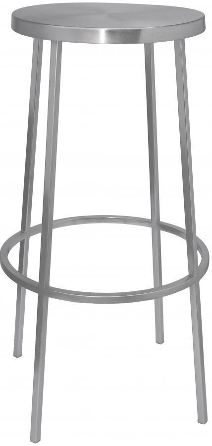 Meridian Furniture Tyson Silver Bar Stool-1