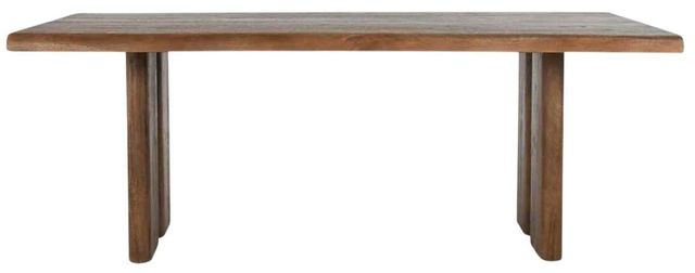 Classic Home Holmes Artisan Brown 80'' Dining Table-2