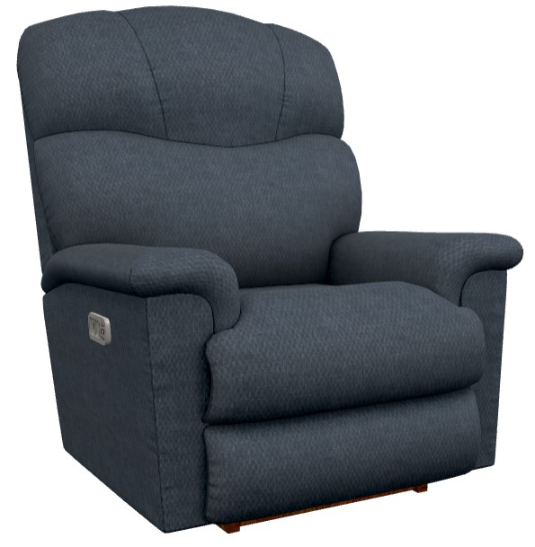 La-Z-Boy® Lancer Navy Power Rocking Recliner with Headrest