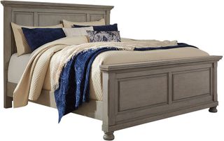 Signature Design by Ashley® Lettner Light Gray Queen Panel Bed