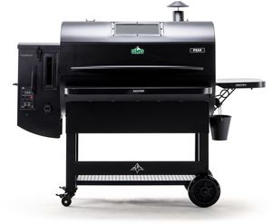 Front view of the Green Mountain Grills™ PEAK PRIME® 2.0 Black Freestanding Wood Pellet Grill