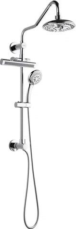 Forno Acqua AcquaFALL Polished Chrome Retrofit Shower System 1.8 GPM-0