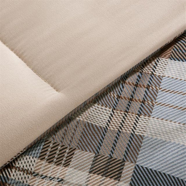 Olliix by Woolrich White River Multicolor Twin Down Alternative Comforter Mini Set-3
