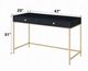 ACME Furniture Ottey Black High Gloss/Gold Writing Desk-2