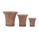 A & B Home 3-Piece Brown Planter Set-1