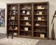 Martin Furniture Avondale 3-Piece Weathered Oak Bookcase-1