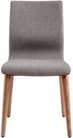 Armen Living Robin 2-Piece Gray Dining Chair-1