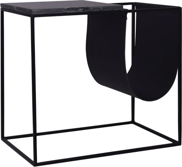 Moe's Home Collection Cave Black Magazine Rack-0