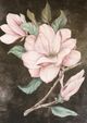 Stylecraft Dark Brown/Gray/Green/Light Green/Light Red/Pink Wall Art-1