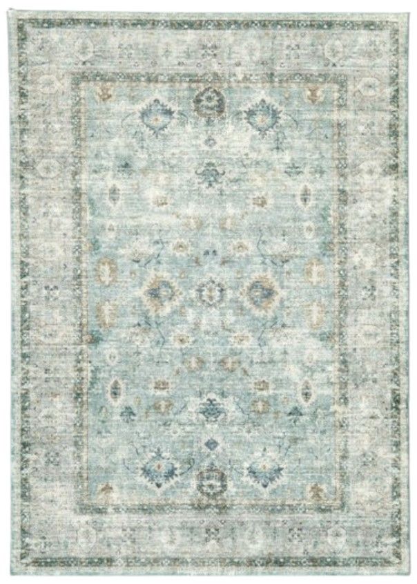 Signature Design by Ashley® Ladstoney Beige/Ochre/Teal 5'x7' Area Rug-0