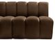Meridian Furniture Arc 3-Piece Brown Velvet Sectional-4