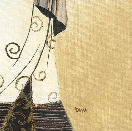 Classy Art Holiday Dress III by Tava Studios Wall Art-2