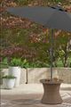 Signature Design by Ashley® Laguna Heights Beige Aluminum/Porcelain Outdoor Round End Table-1