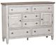 Liberty Furniture Heartland Antique White/Tobacco Chesser-1