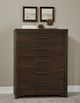 LM Co Home By Vaughan-Bassett Crafted Cherry by Ben & Erin Napier Dark Cherry 5-Drawer Chest-1