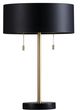 Renwil® Gillian Gold/Matte Black Table Lamp -0