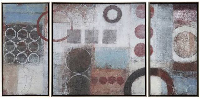 StyleCraft Norman Wyatt Home 3-Piece Reflections Wall Art Set-0