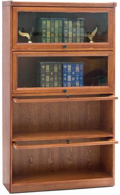 TEI Barrister Harvest Bookcase