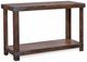 aspenhome® Industrial Ghost Black Sofa Table-0