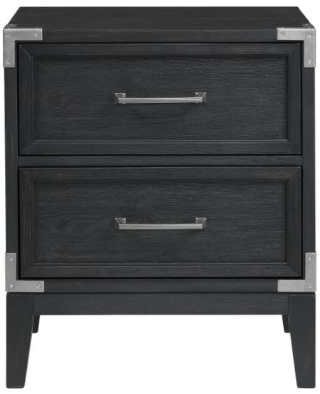 Intercon Laguna Weathered Steel 17" Nightstand-0