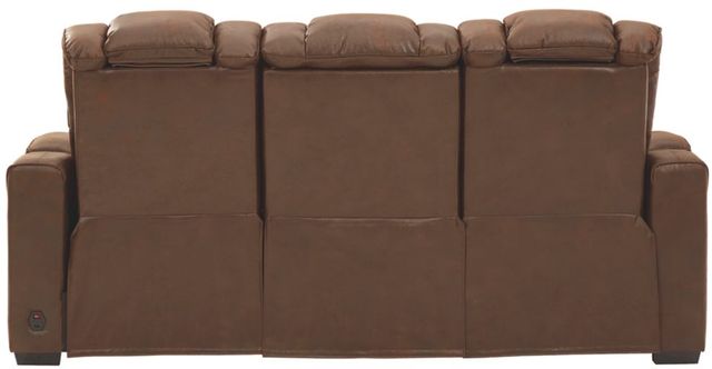 Signature Design by Ashley® Owner's Box Thyme Power Reclining Sofa with Adjustable Headrest-3