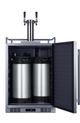 Summit® 24" Stainless Steel Outdoor Cold Brew Coffee Kegerator -3