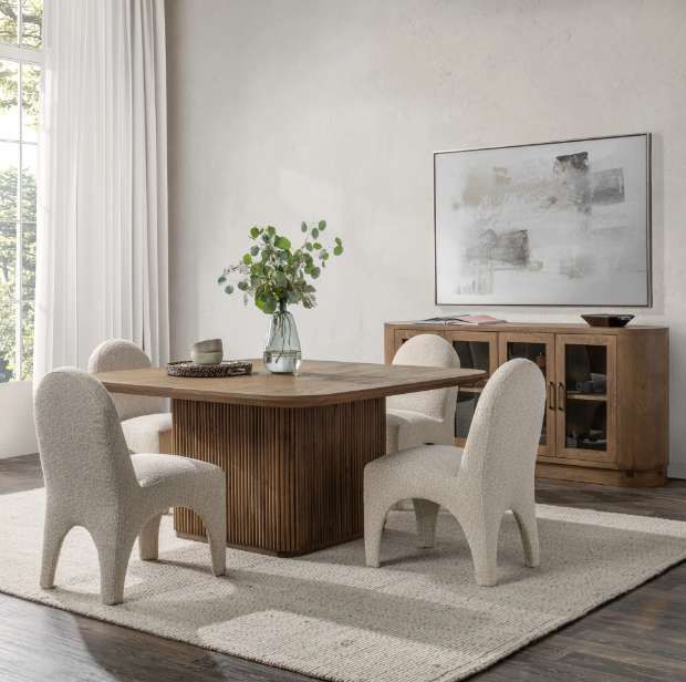 Classic Home Vander Tawny Brown Square Dining Table-1