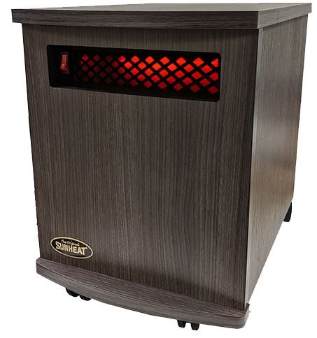 Sunheat® 13" Charcoal Walnut Infrared Heater -0