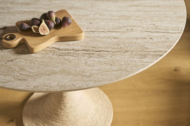 Universal Explore Home™ Oasis Travertine Beige Dining Table-4