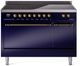 Ilve® Nostalgie II Series 48" Midnight Blue Pro Style Induction Range-0
