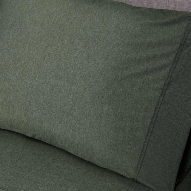 BEDGEAR® Flannel Performance® 4-Piece Forest Green King/California King Sheet Set-1