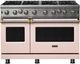 Viking® 5 Series 48" Blush Liquid Propane Pro Style Gas Range-0