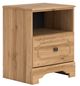 Signature Design by Ashley® Aleaport Warm Brown Nightstand-0