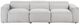 Homelegance® Phoebe Light Gray Power Double Reclining Sofa with Power Headrests-3