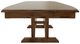 Mavin Customizable 38" x 84" Boat Extendable Dining Table with 2 Leaves-2