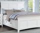Furniture of America® Castile White Eastern King Panel Bed-0