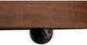 Flexsteel® Lincoln White Square Coffee Table with Walnut Base and Casters-4