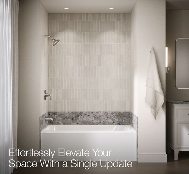 KOHLER® Devonshire® Rite-Temp® Vibrant Brushed Nickel 1.75 GPM Bath and Shower Trim Kit-1
