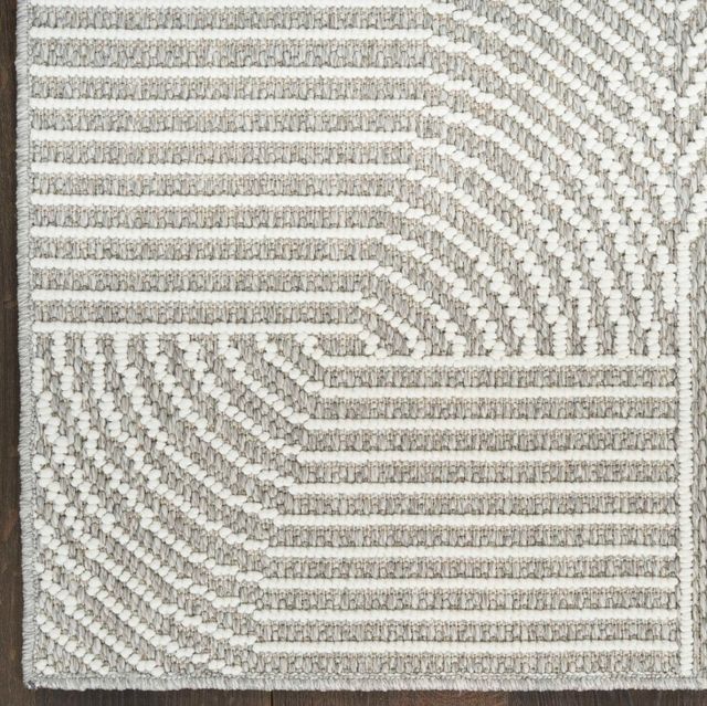 Nourison Home™ Natural Texture Gray/Ivory 5'x7' Style 3 Area Rug-2