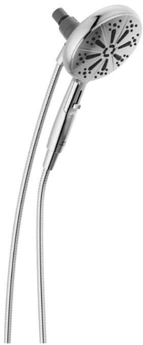 Delta Universal Showering Chrome 6-Setting SureDock® Magnetic Round Hand Shower-0
