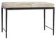 Classic Home Achen Black/Dusty Cream Hide 28" Bench -0