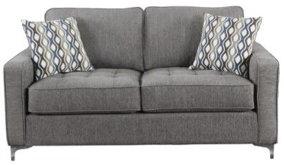 Mazin Furniture Hudson Graphite Sofa-1